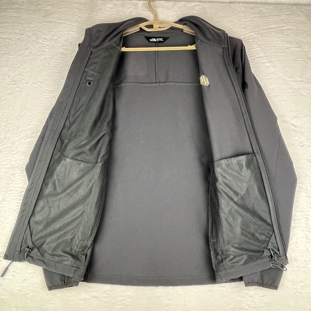 The North Face Softshell Jacket Mens Medium‎ (M) WindWall Grey Full Zip NF0A3LGV